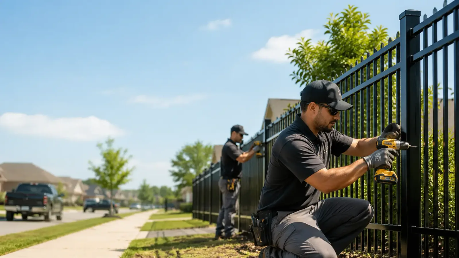 Metal Fence Installation in Frierson, LA